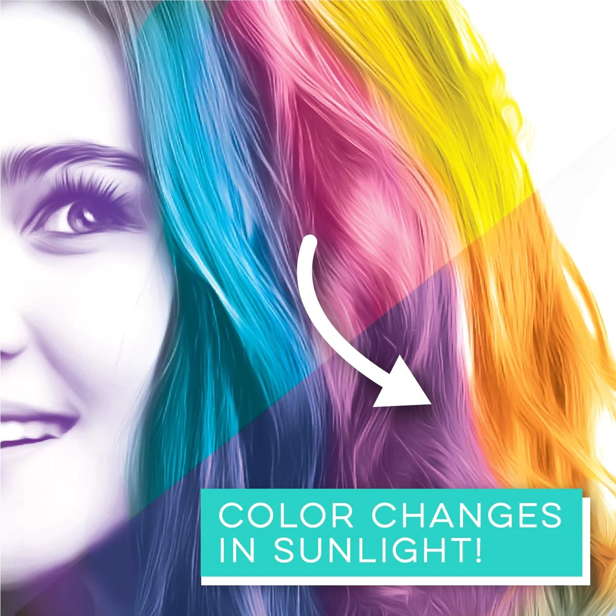 Spar*rkle Color Changing Hair Chalk Salon HUZZAH! Toys
