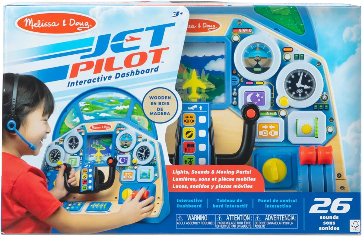 Jet Pilot Interactive Dahboard – HUZZAH! Toys
