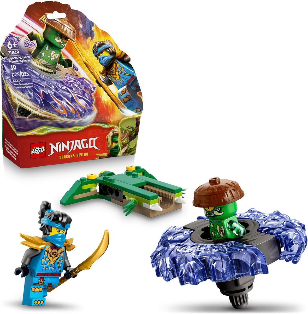 Lego 71849 - Ninjago Nya vs. Mutation Monster Spinner – HUZZAH! Toys