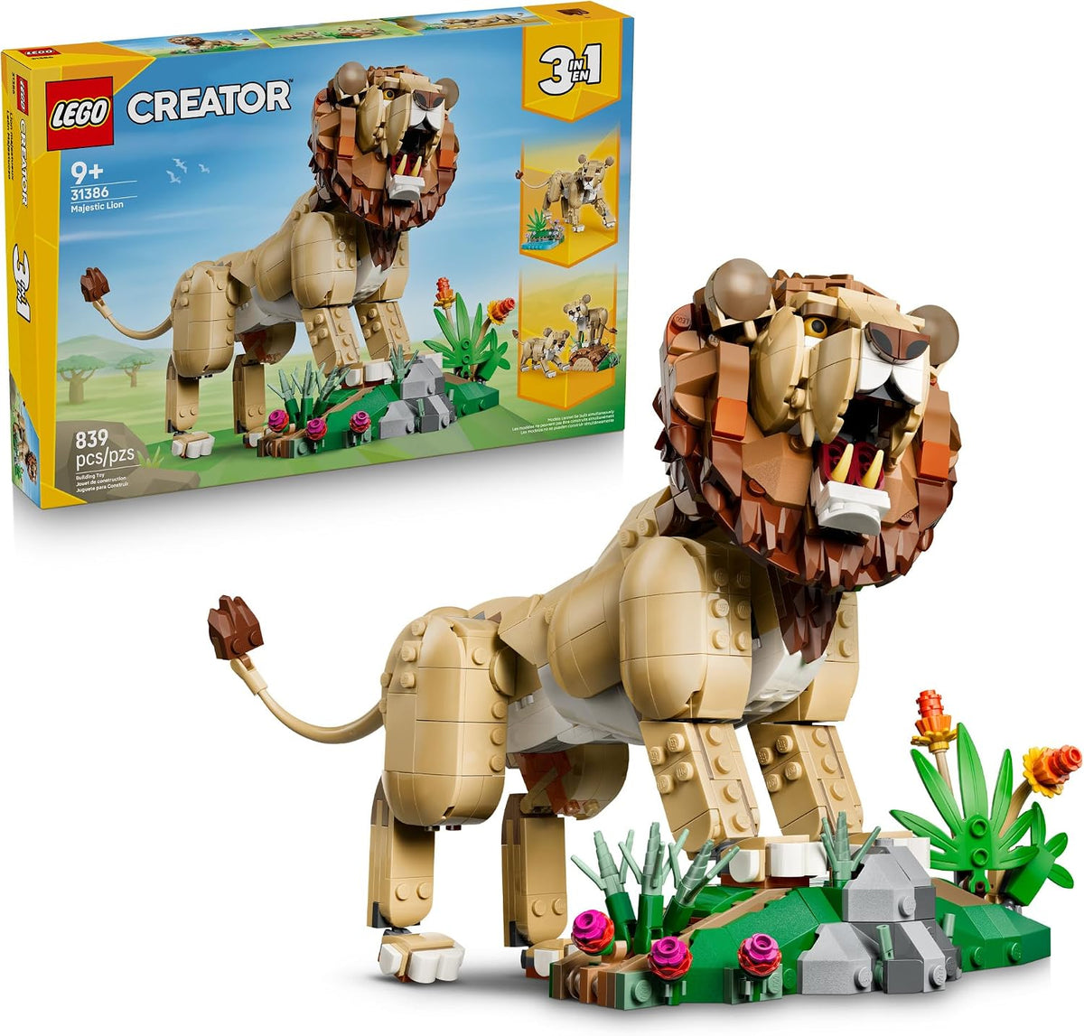 【トイズマッコイ】ファーザー&サンシリーズ　セット Lego 31386 - Creator Majestic Lion – HUZZAH! Toys