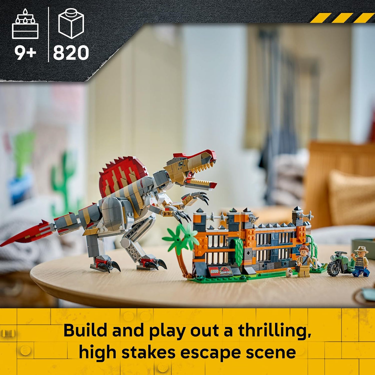Lego 77982 - Jurassic World Spinosaurus Dinosaur Escape – HUZZAH! Toys