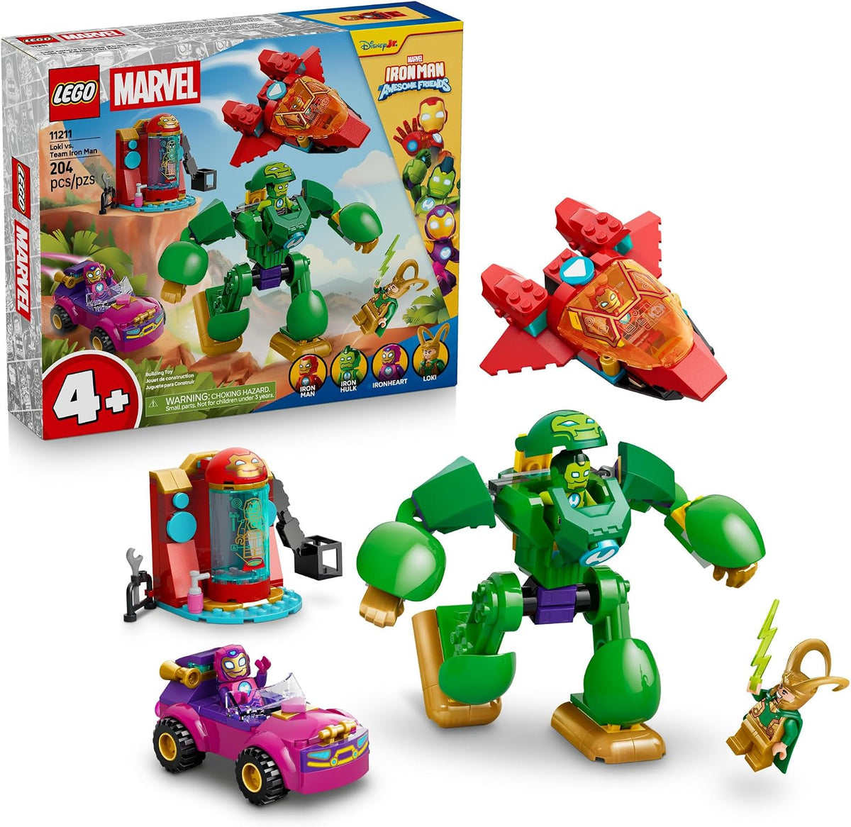 Lego 11211 - Marvel Loki vs. Team Iron Man – HUZZAH! Toys