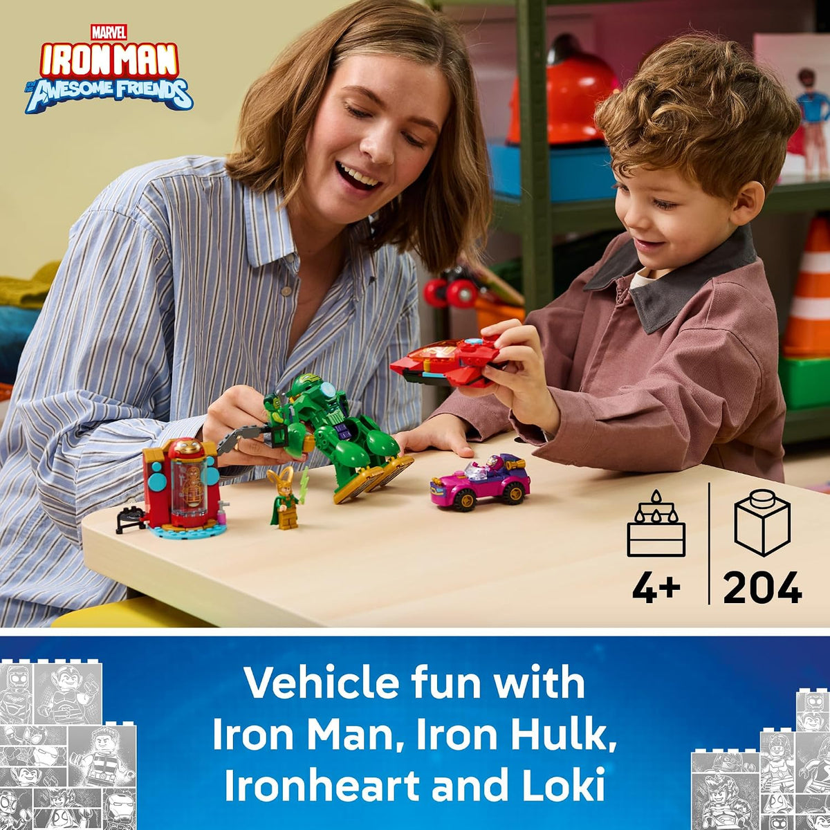 Lego 11211 - Marvel Loki vs. Team Iron Man – HUZZAH! Toys