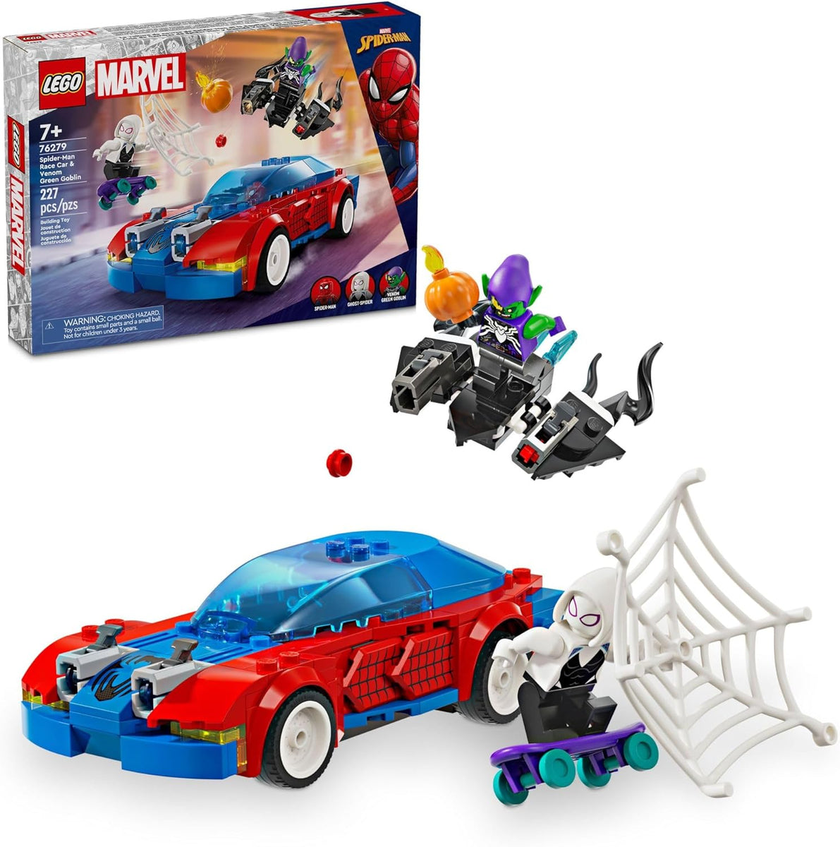 Lego 76279 - Marvel Spider-Man Race Car & Venom Green Goblin