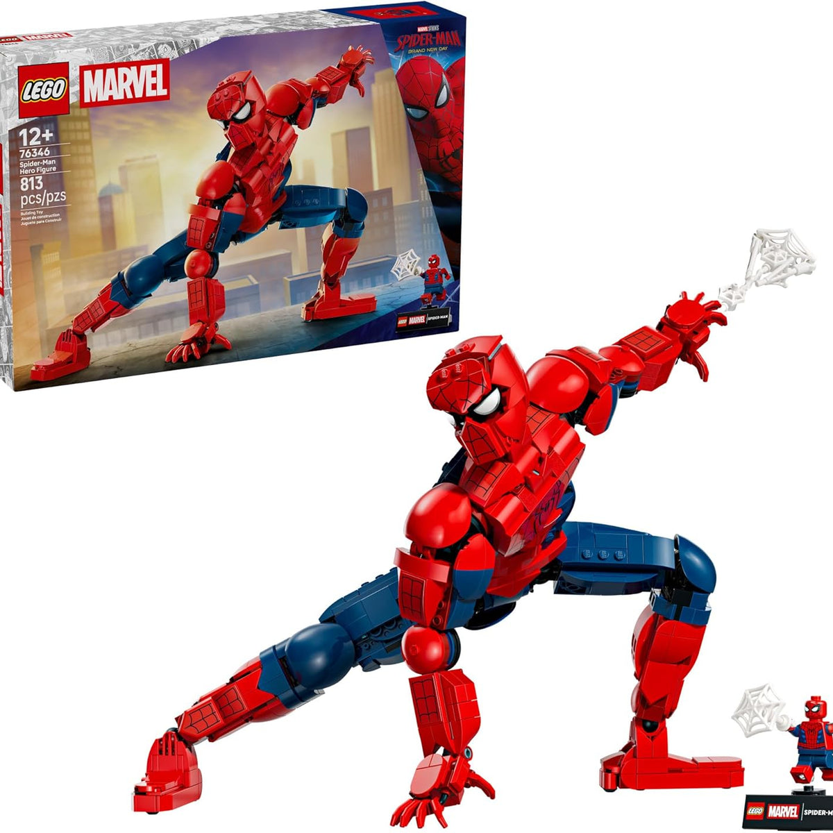 Spider-Man フィギュア 差し替えパーツ付き Lego 76346 - Marvel Spider-Man Hero Figure – HUZZAH! Toys