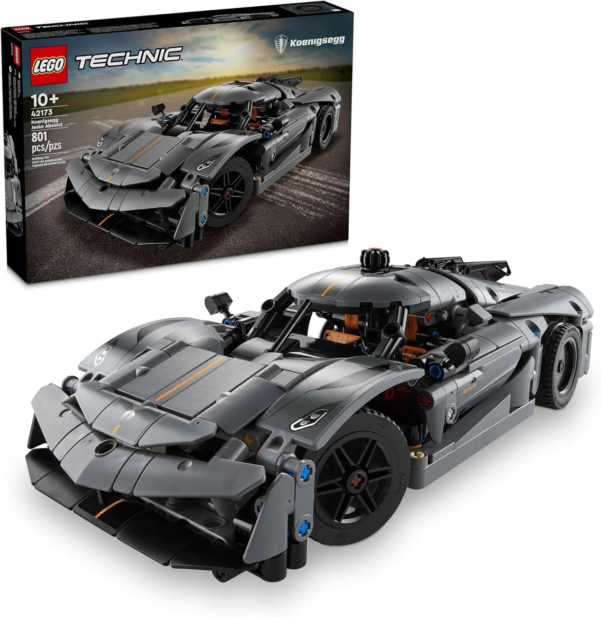 Lego 42173 - Technic Koenigsegg Jesko Absolut Grey Hypercar