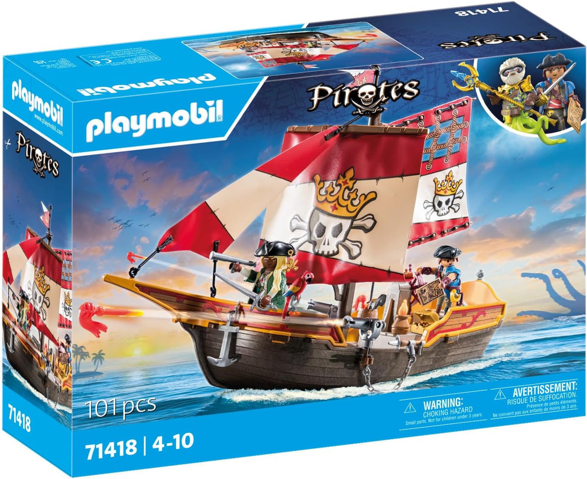 Playmobil 71418 Pirate Ship – HUZZAH! Toys