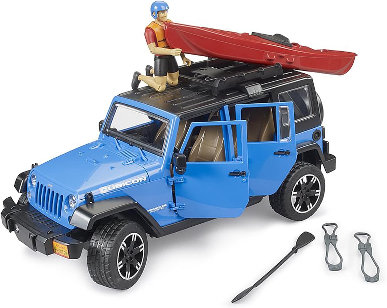 hauck jeep Jeep Wrangler Rubicon with Kayak & Figure