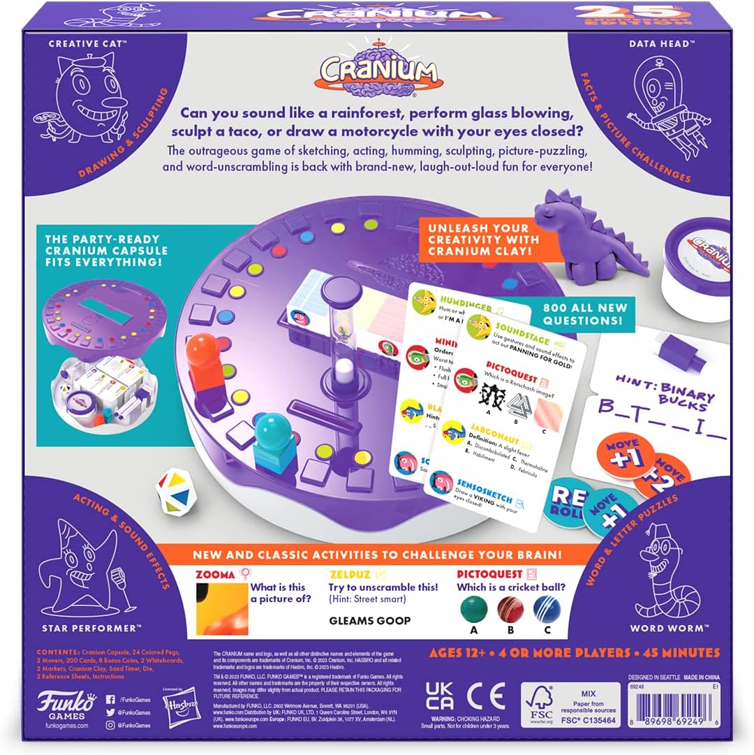 Cranium 25th Anniversary Edition HUZZAH! Toys Cranium 25th Anniversary Edition HUZZAH! Toys