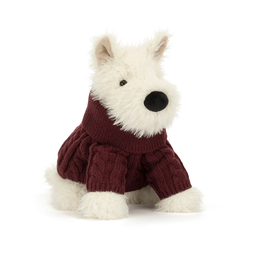 Munro Scottie Dog 'Winter Jumper' Outfit – HUZZAH! Toys