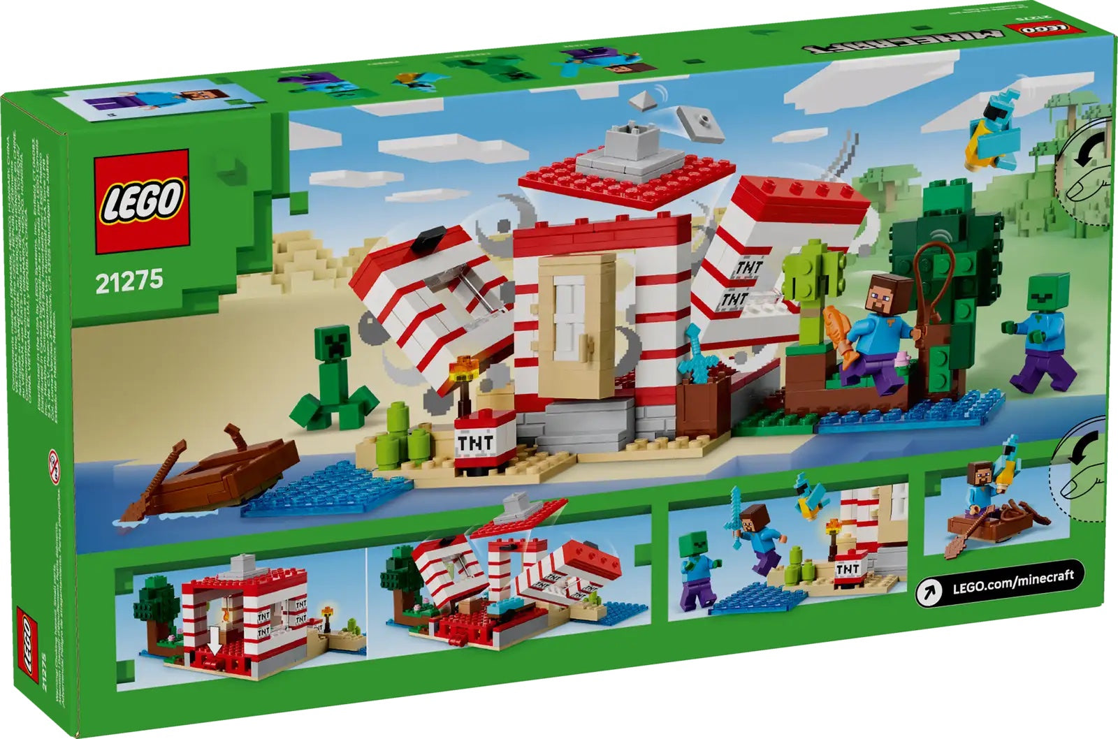 Lego 21275 - Minecraft The TNT Jungle House – HUZZAH! Toys