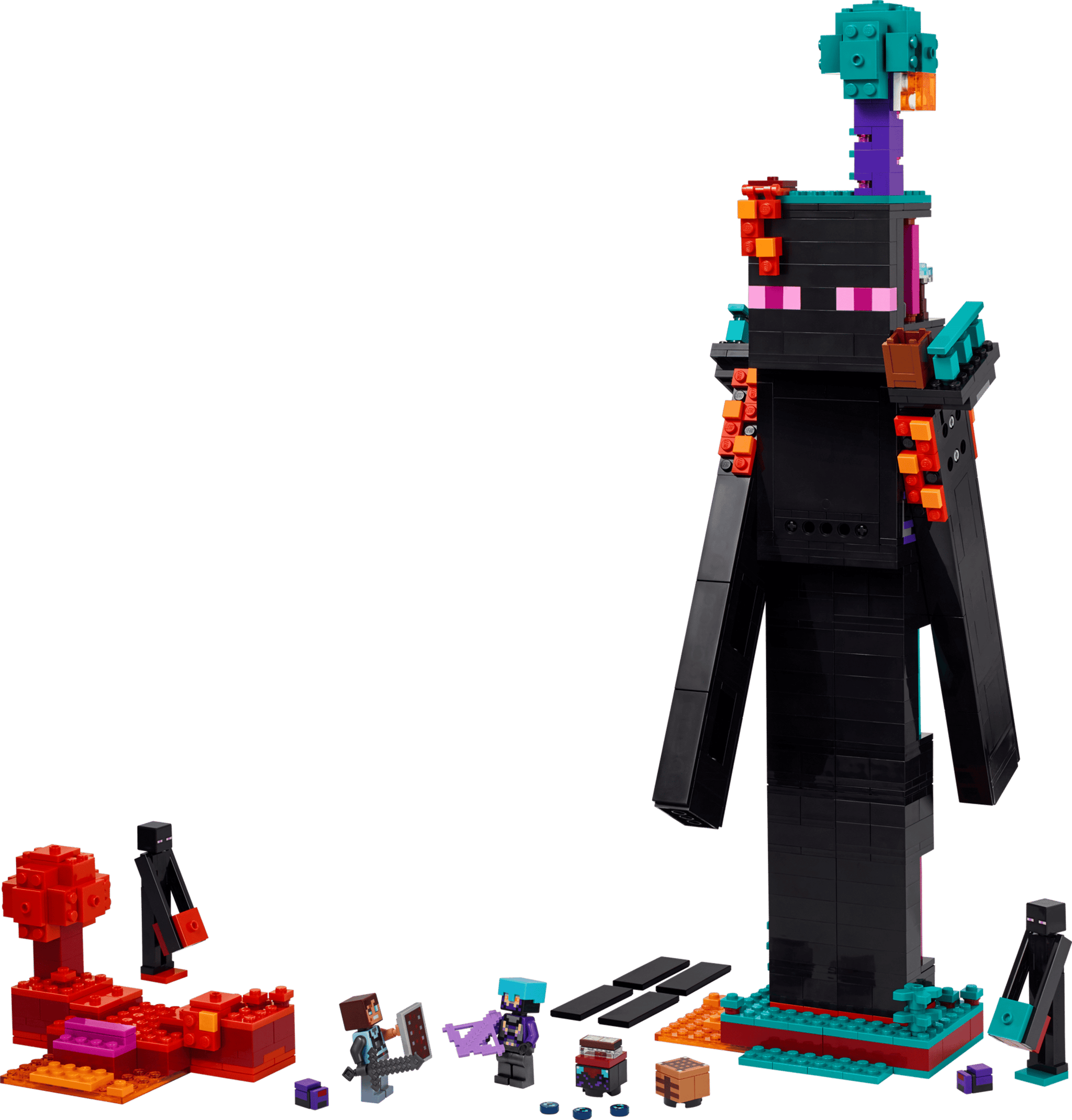 Lego 21279 - Minecraft The Enderman Tower – HUZZAH! Toys