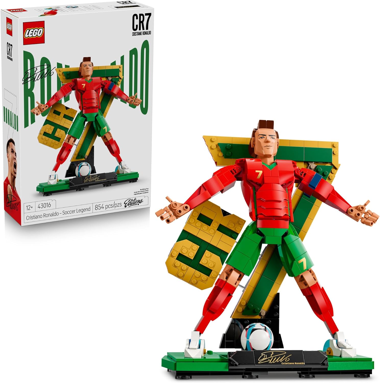 Lego 43016 - Editions - Cristiano Ronaldo - Soccer Legend – HUZZAH