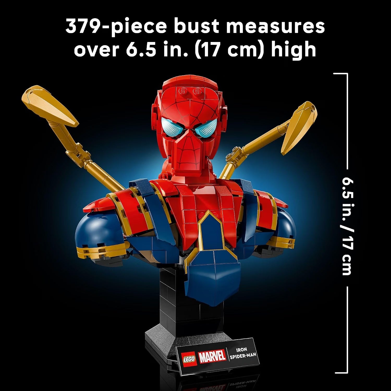 ♡リエブー♡ Lego 76326 - Marvel Iron Spider-Man Bust – HUZZAH! Toys