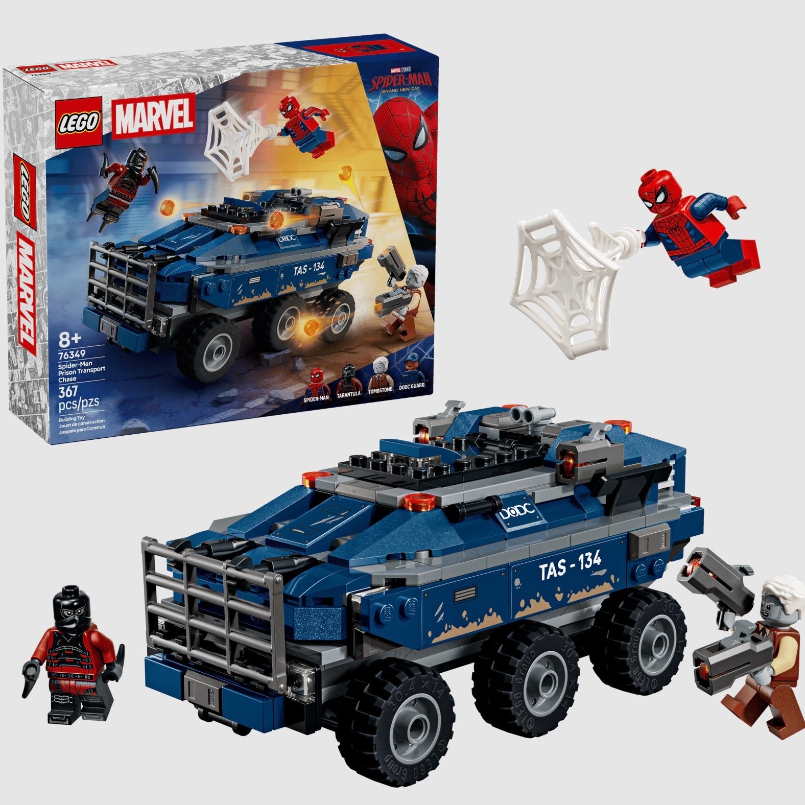 Lego 76349 - Marvel Spider-Man Prison Transport Chase – HUZZAH! Toys