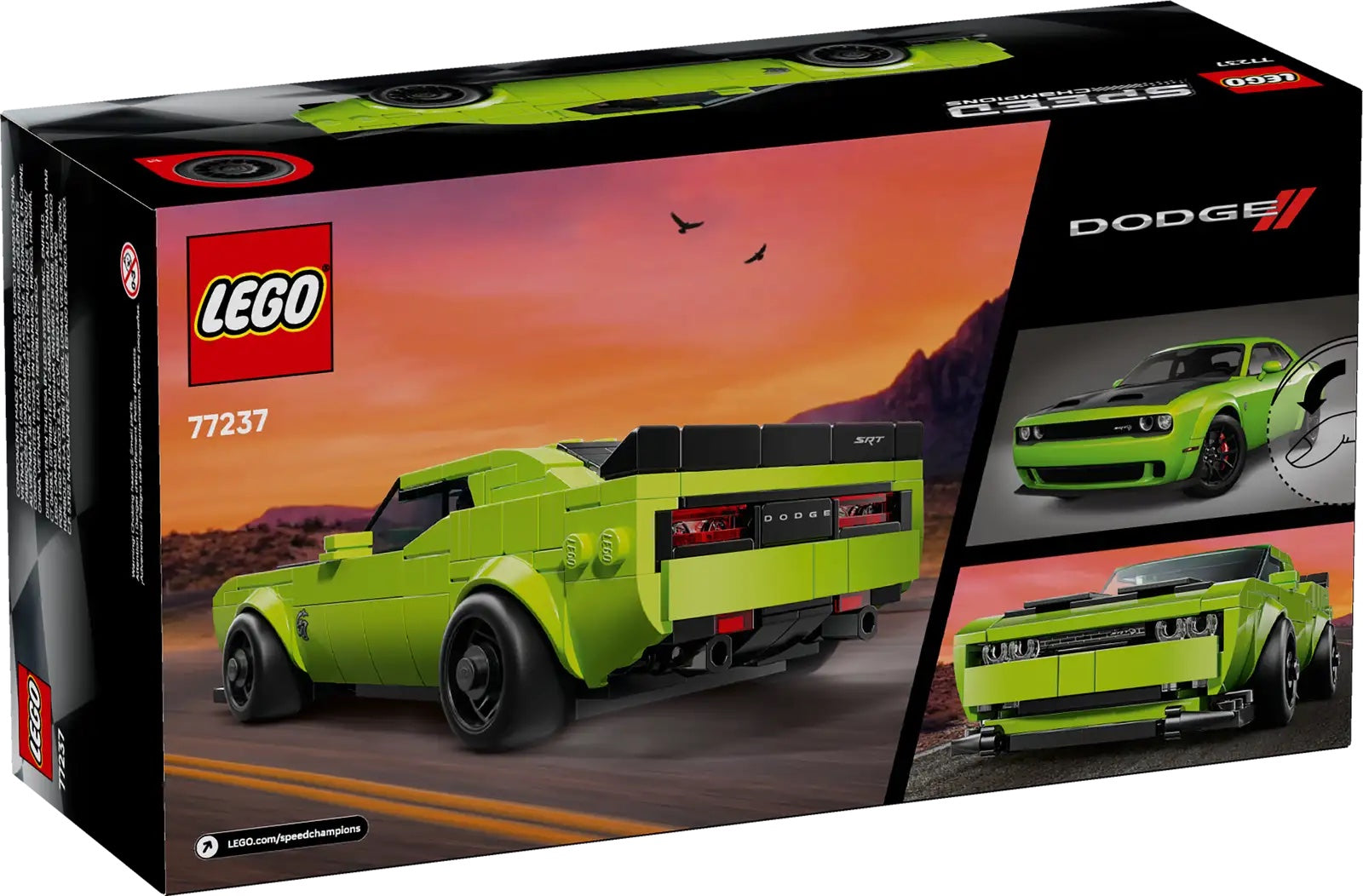 Lego 77237 - Speed Dodge Challenger SRT Hellcat – HUZZAH! Toys