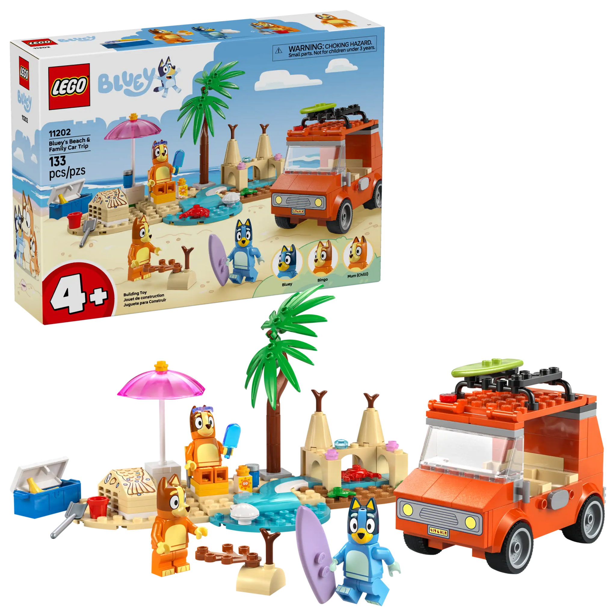 Bluey 52冊セット最終値下げ Lego 11202 - Bluey Bluey's Beach & Family Car Trip – HUZZAH
