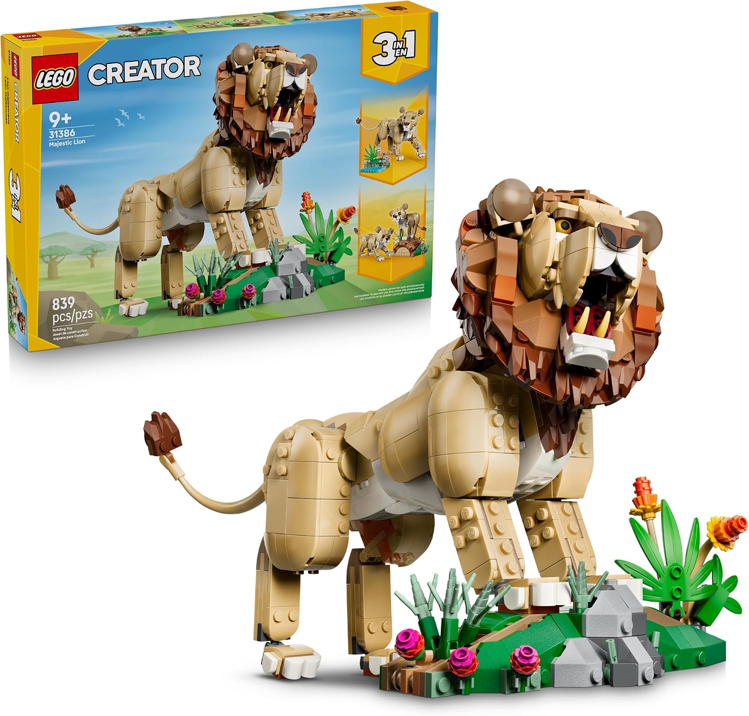 Lego 31386 - Creator Majestic Lion – HUZZAH! Toys Lego 31386 - Creator Majestic Lion – HUZZAH! Toys