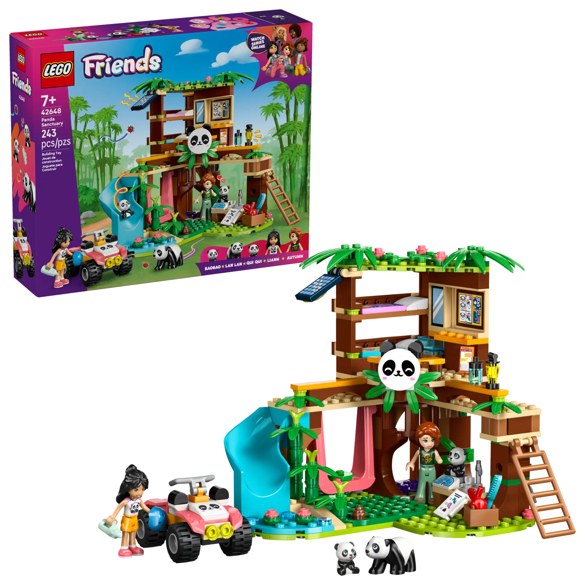 Lego 42648 - Friends Panda Sanctuary – HUZZAH! Toys Lego 42648 - Friends Panda Sanctuary – HUZZAH! Toys