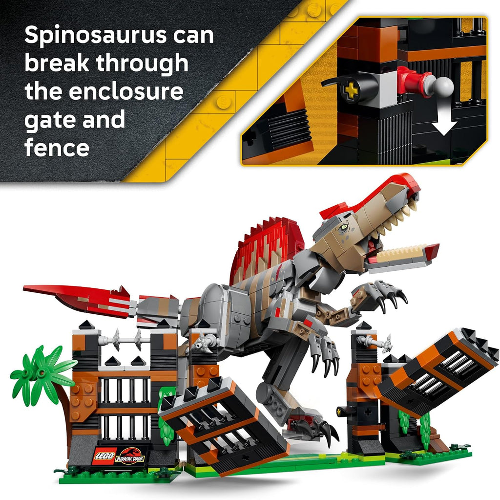 Lego 77982 - Jurassic World Spinosaurus Dinosaur Escape – HUZZAH! Toys