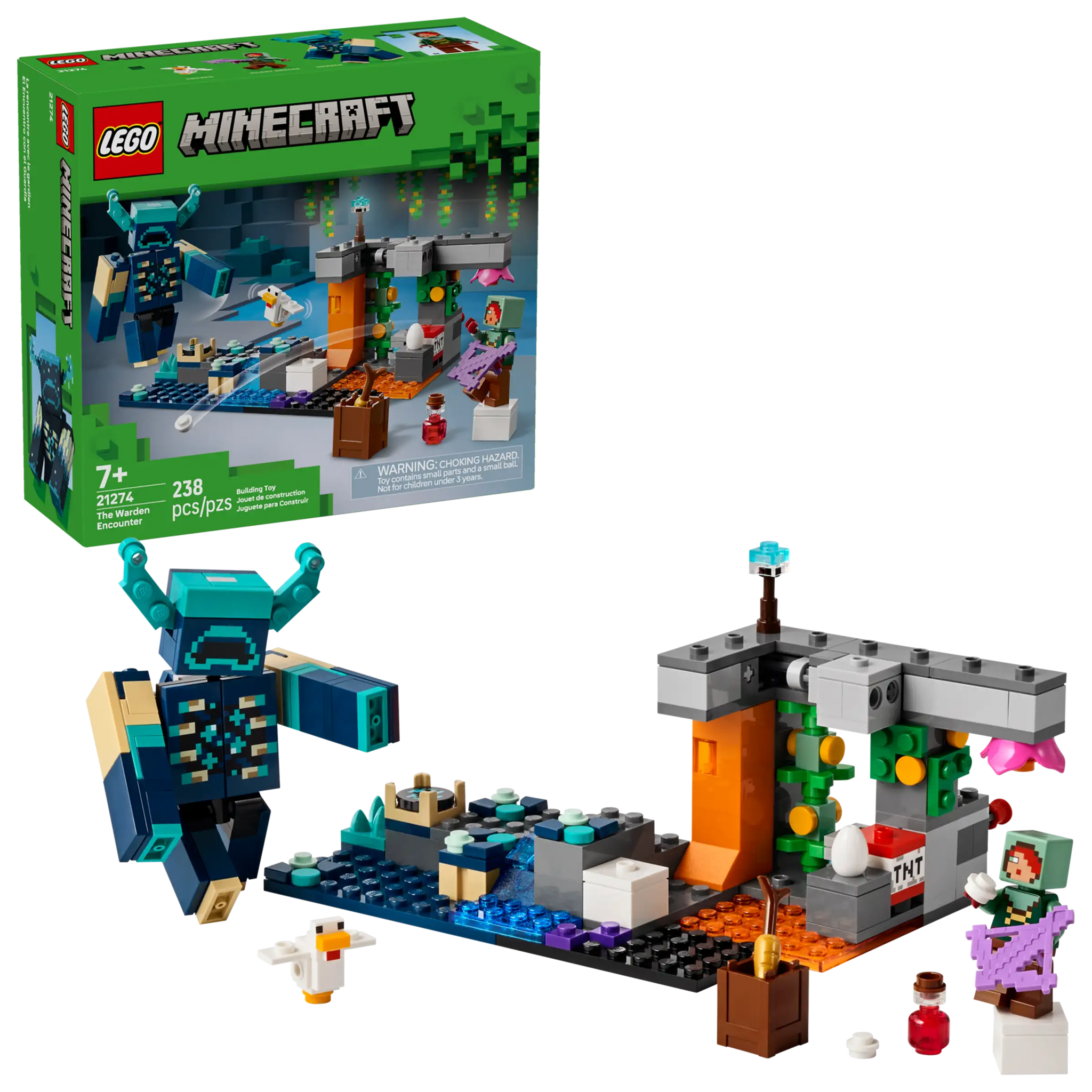 Lego 21274 - Minecraft The Warden Encounter – HUZZAH! Toys