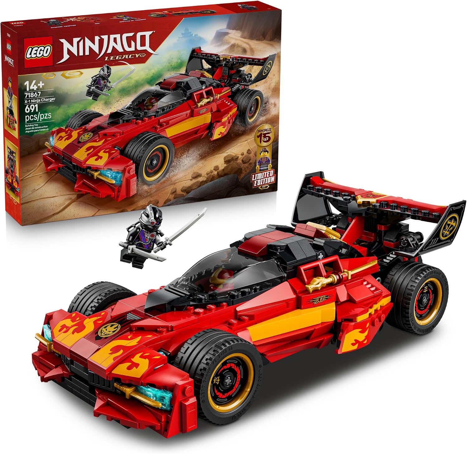 Lego 71867 - X-1 Ninja Charger 15th Anniversary – HUZZAH! Toys