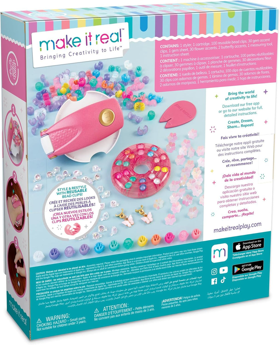Hair Jewels for Girls – Make It Real Snap 'N Glam Hair Styling Hair Jewels for Girls – Make It Real Snap 'N Glam Hair Styling