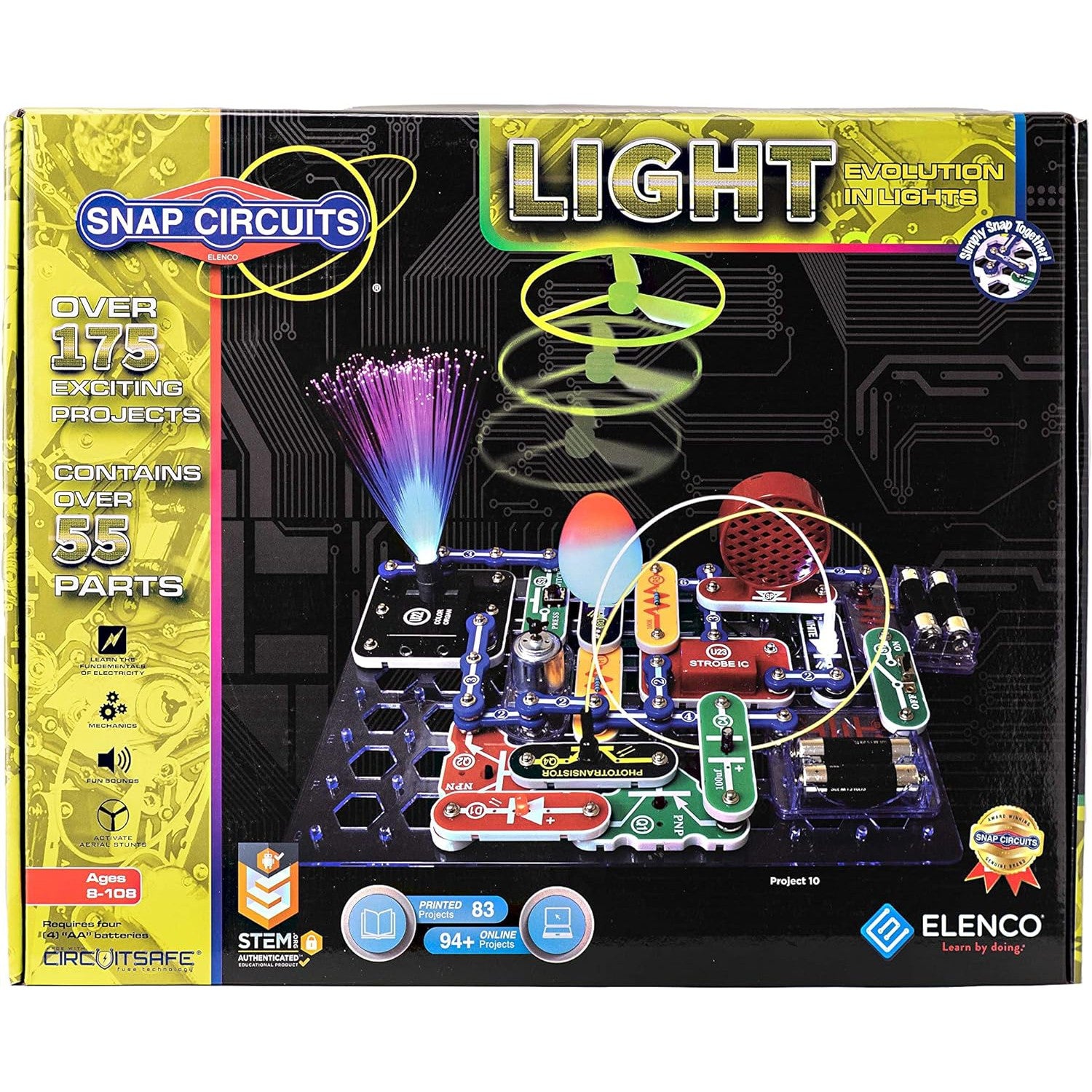 Snap Circuits Explore Coding, Stem Building Toy for Ages 8 to 108