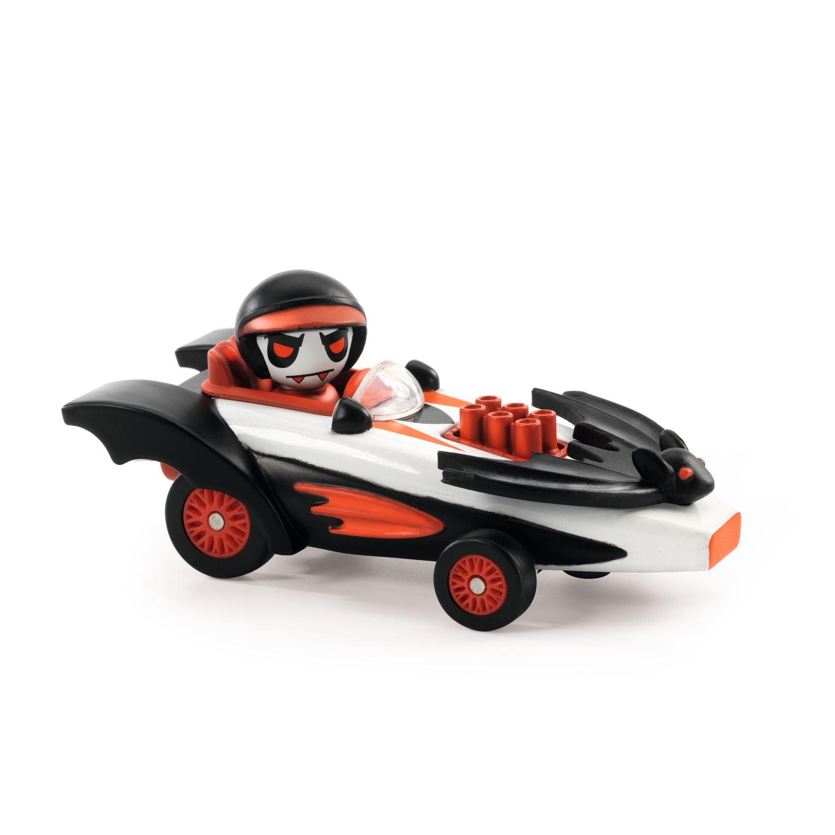 ✨️マスダヤ ブリキ　電動【ちびっこ HAND CAR 】☆動作品 ウインドアップカー ブリキのおもちゃ ゼンマイ仕掛けで方向転換し
