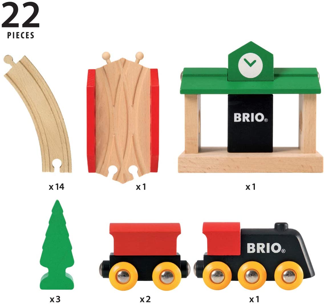 Classic Figure 8 Train Set HUZZAH Toys