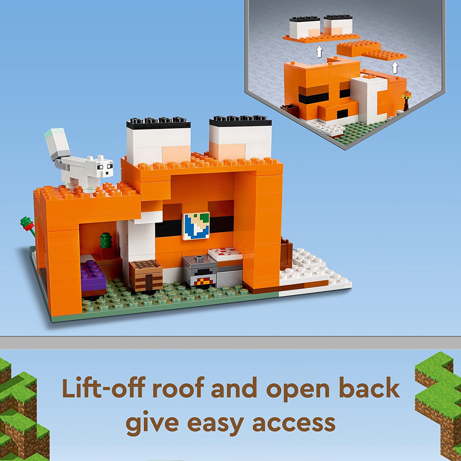 Lego - Minecraft The Lodge – HUZZAH!
