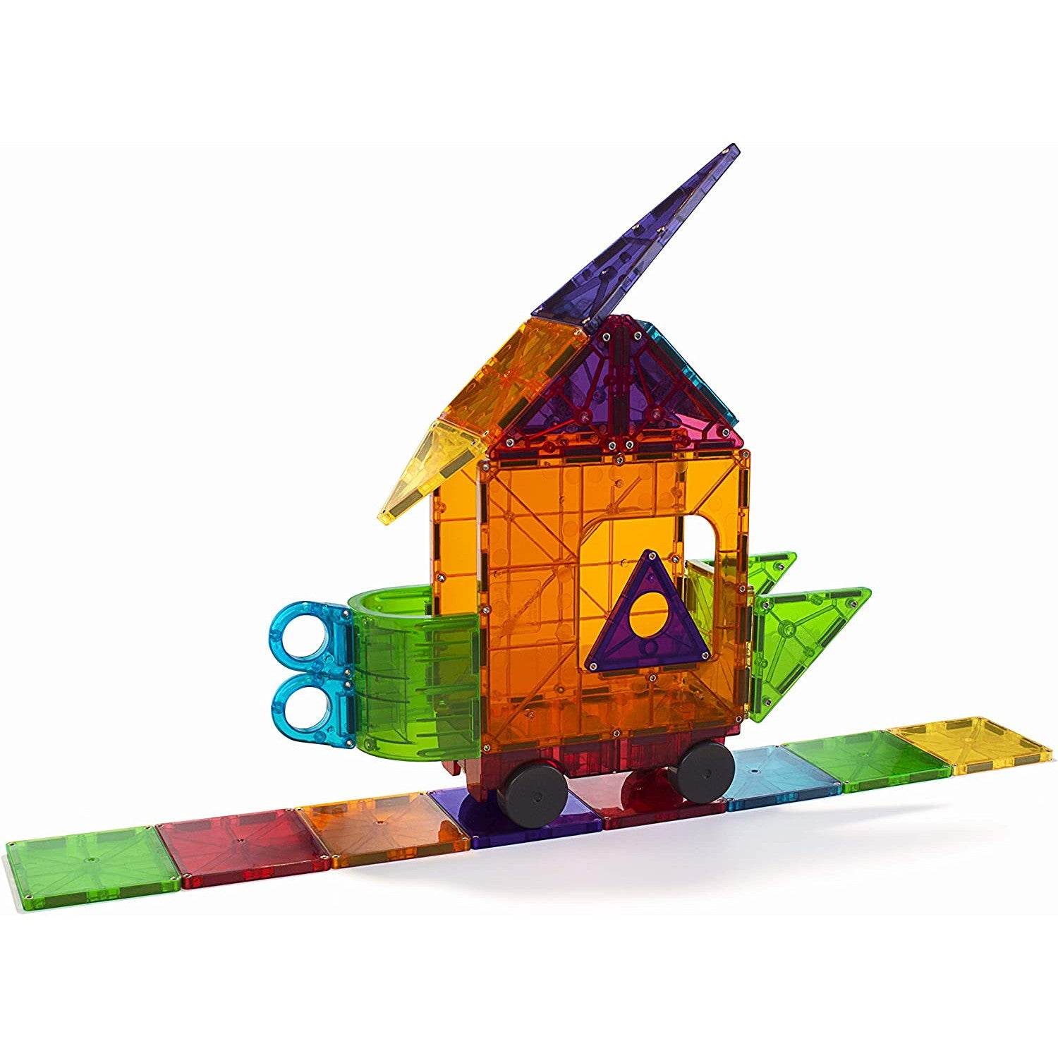 マグナタイルズ 200ピース Magna-Tiles CLEAR COLORS Special Edition-Magna Tiles 100-Piece Clear Colors Magnetic