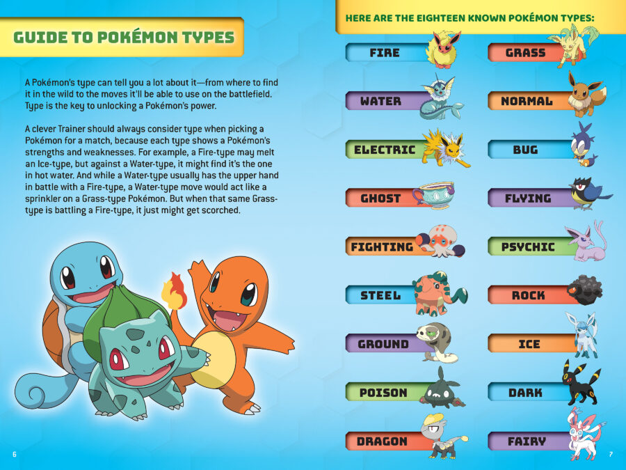 Pokémon™: Guide to Types (Book Plus)
