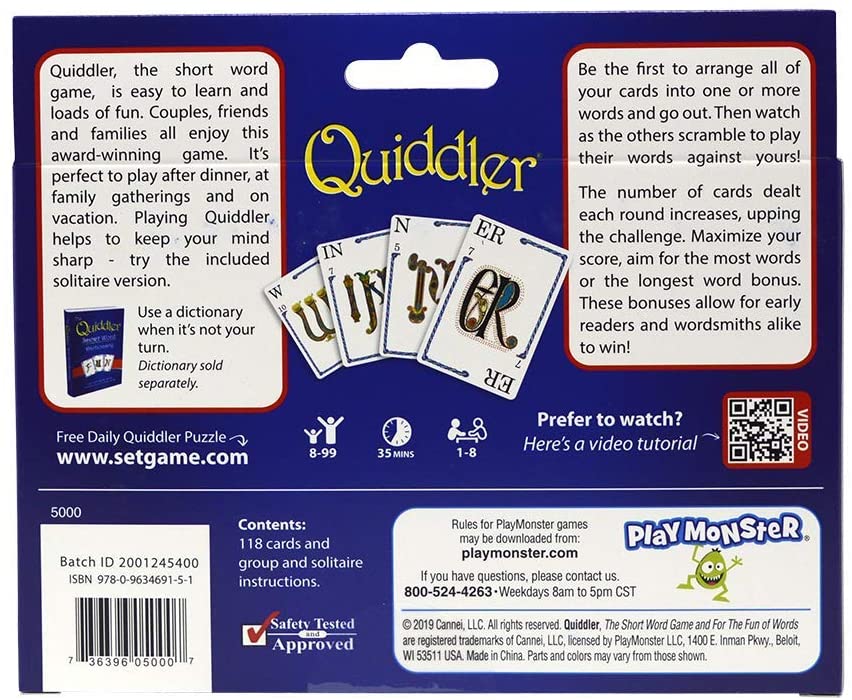 Quiddler – HUZZAH! Toys