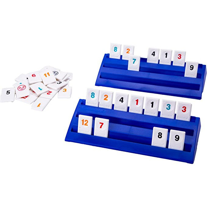 Originale Rummikub Wort - Compatto IN Scatola di Metallo - Tedesco Originale Rummikub Wort - Compatto IN Scatola di Metallo - Tedesco