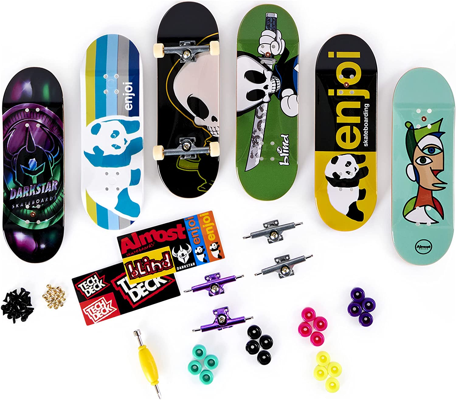 Tech Deck - Ensemble de 4 planches, assortiment - Figurines Tech Deck - Ensemble de 4 planches, assortiment - Figurines
