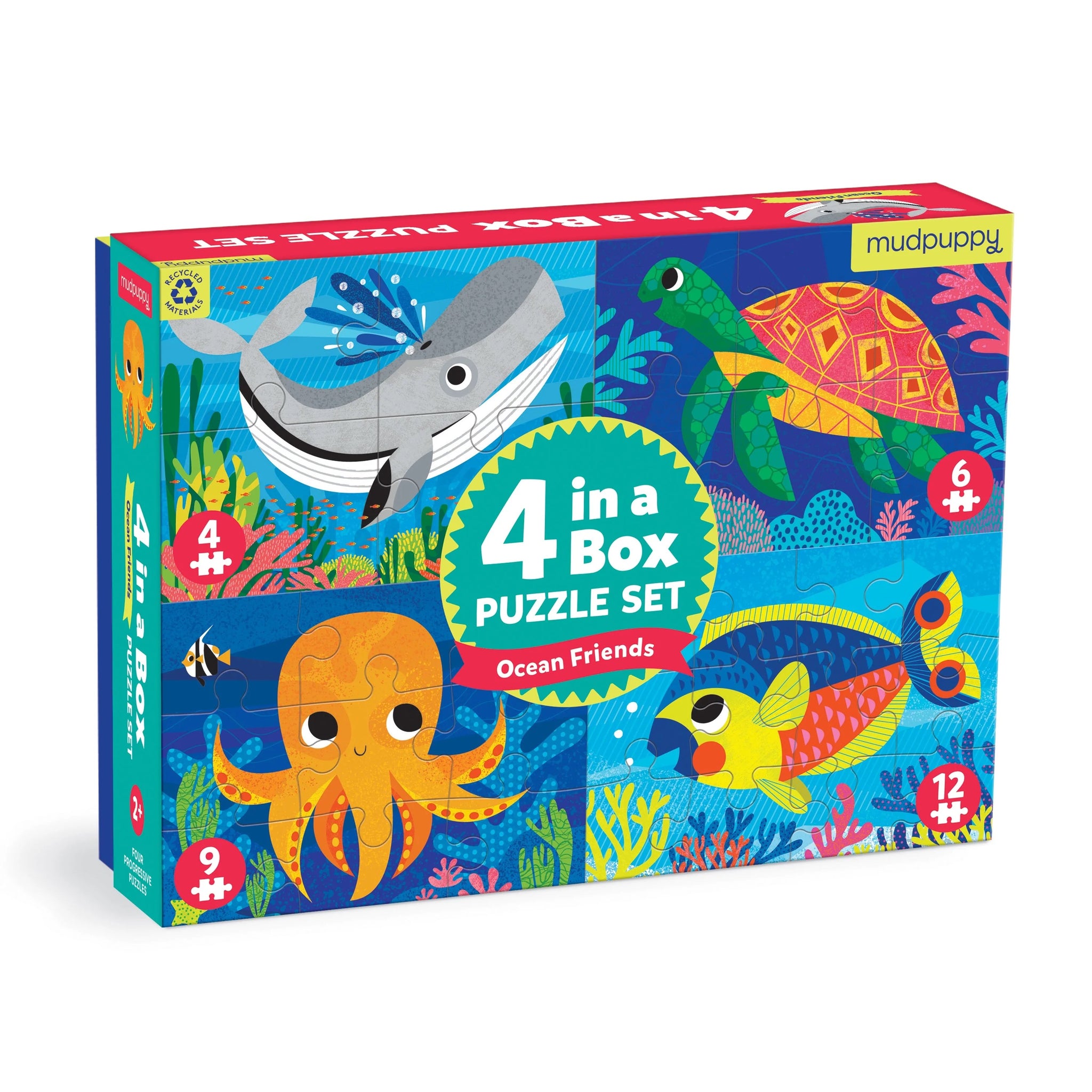 4 in a Box Puzzle Set – HUZZAH! Toys