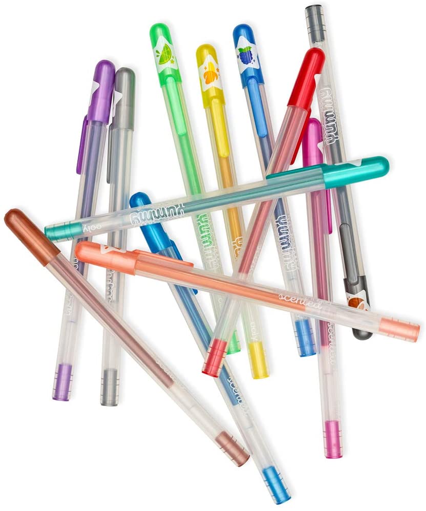 Yummy Yummy Scented Glitter Gel Pens – HUZZAH! Toys